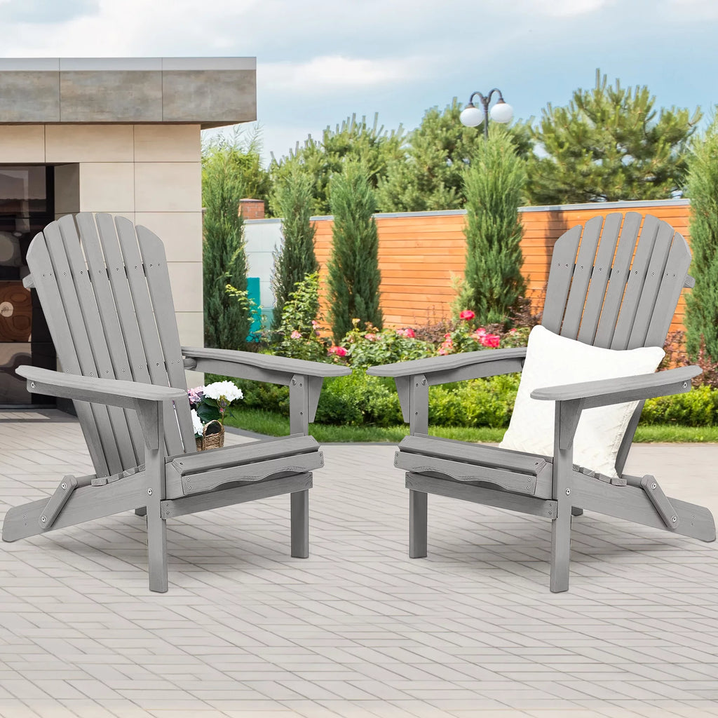 Folding Weather Resistant Adirondack Chair J62540