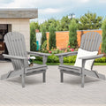 Folding Weather Resistant Adirondack Chair J62540