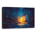Jesus and Lamb Canvas Wall Art X9783