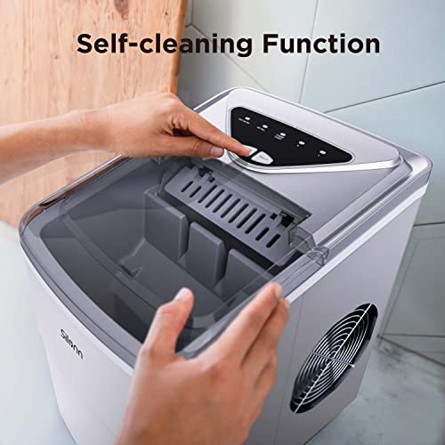 Countertop Ice Maker with Ice Scoop and Basket U170
