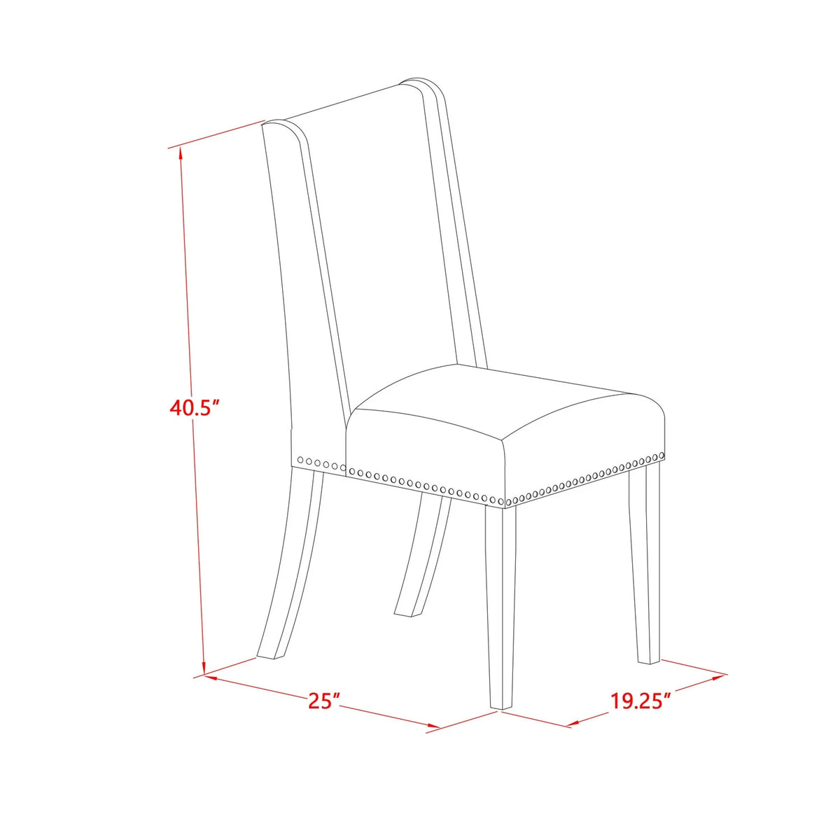 5-Pc Wood Dining Table Set with Chairs U682951