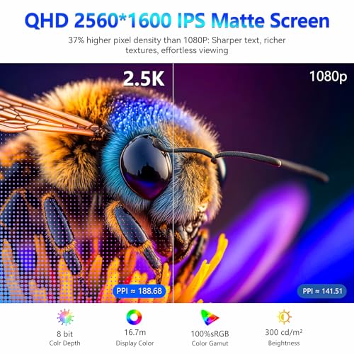 16" Portable IPS Monitor with USB-C HDMI M91418