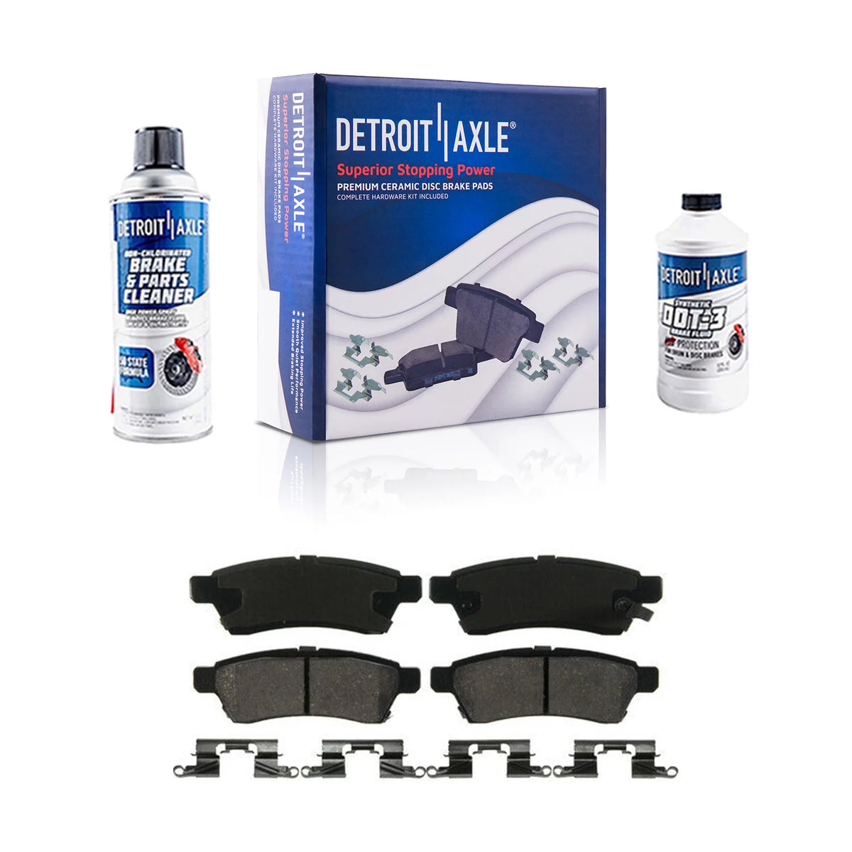 Rear Brake Kit Rotors & Ceramic Brake Pads T29291