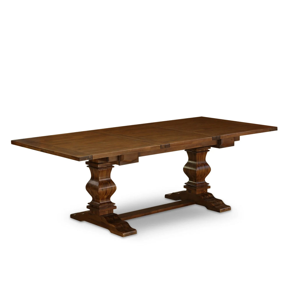 5-Pc Wood Dining Table Set with Chairs U682951