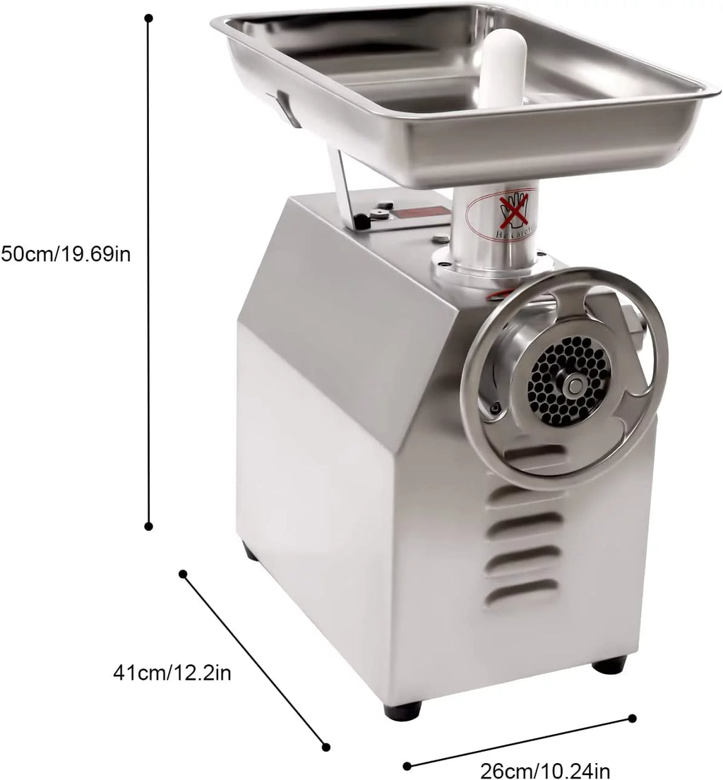 Commercial Electric Meat Grinder Stainless Steel 1100W W396546