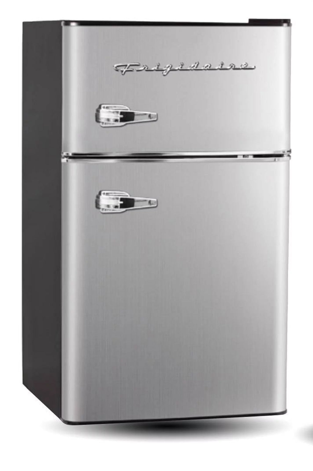 2 Door Compact Refrigerator with Chrome Trim B461