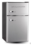 2 Door Compact Refrigerator with Chrome Trim B461