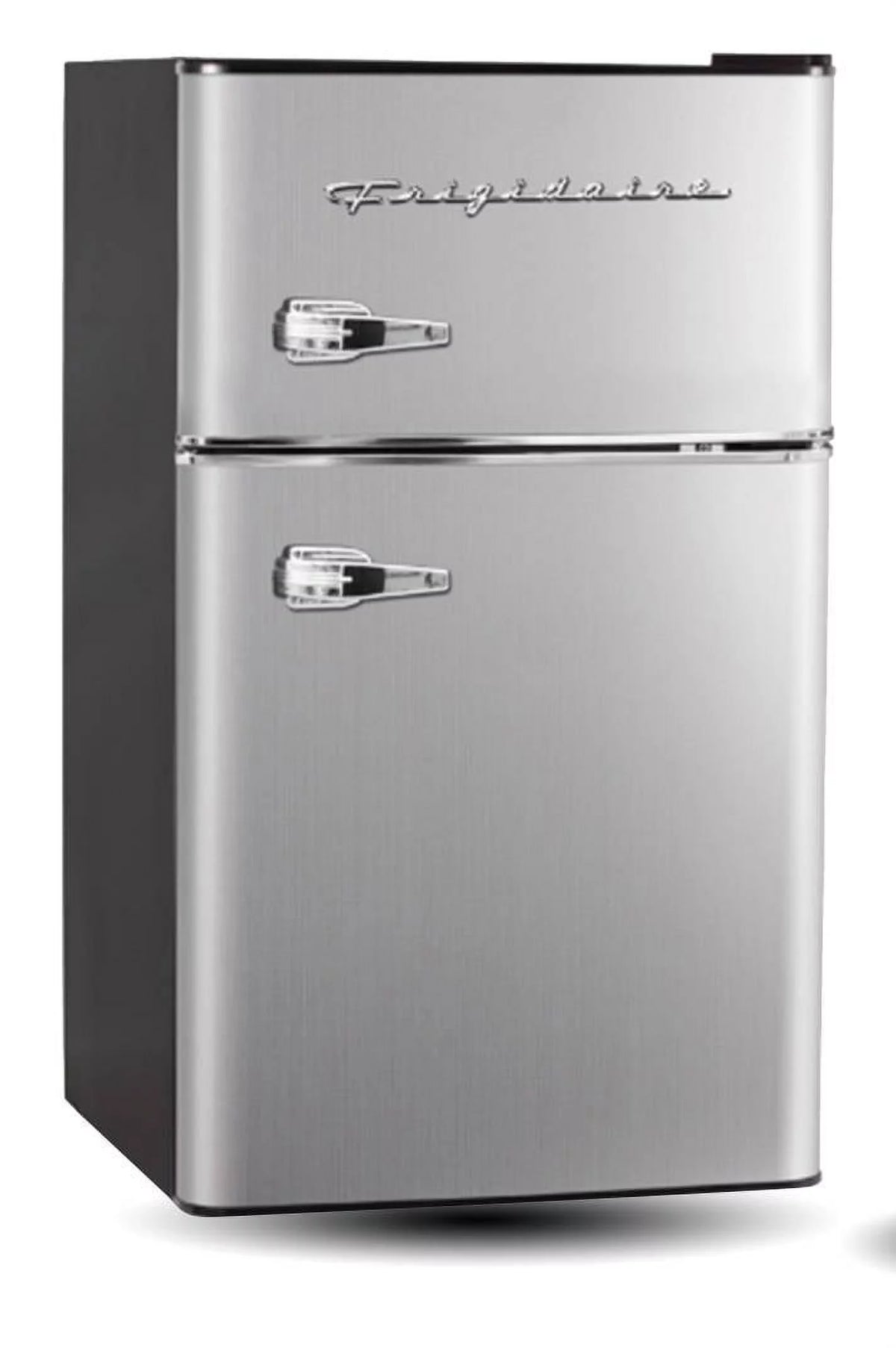 2 Door Compact Refrigerator with Chrome Trim B461