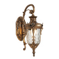 Antique Wall Light Lantern Sconce Glass Lampshade U521762