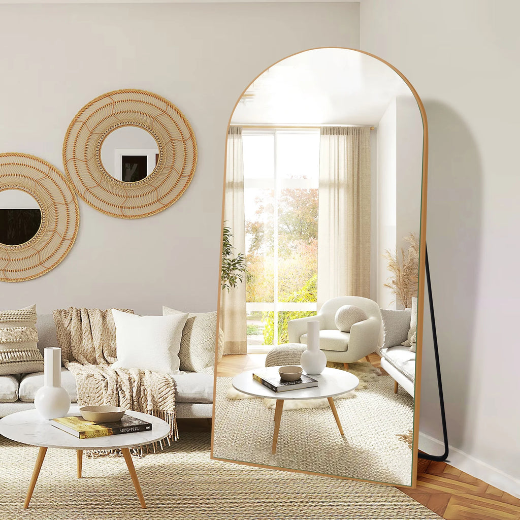 71"x32" Oversized Arch Full Length Mirror W3760