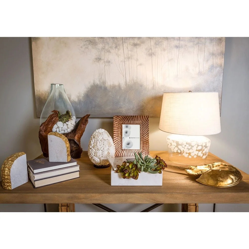 Concrete Top Console Table with Trestle Wood Base 52 inches W B445857