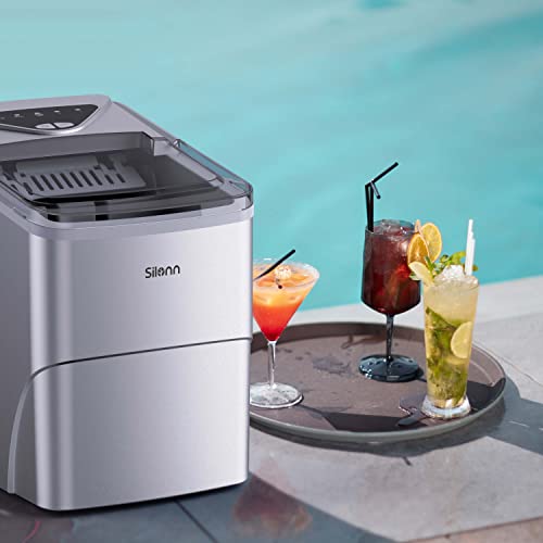 Countertop Ice Maker with Ice Scoop and Basket U170