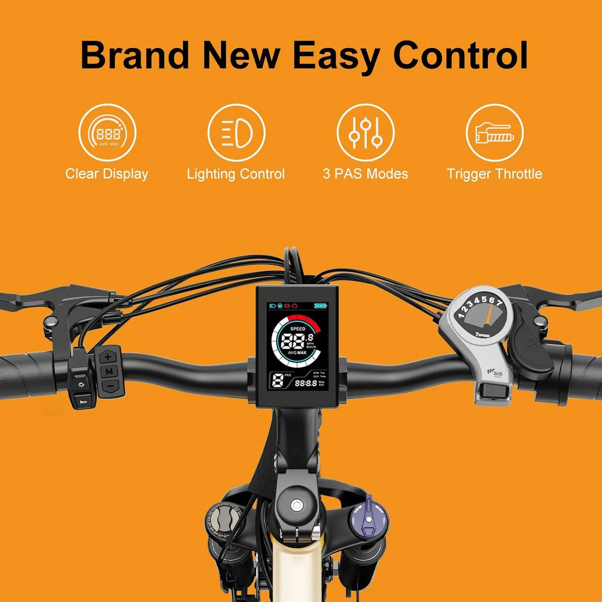 Electric Mountain Bike 26" Tires 350W Black N925700