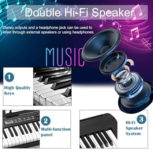 88 Key Semi Weighted Digital Piano with Stand E674719