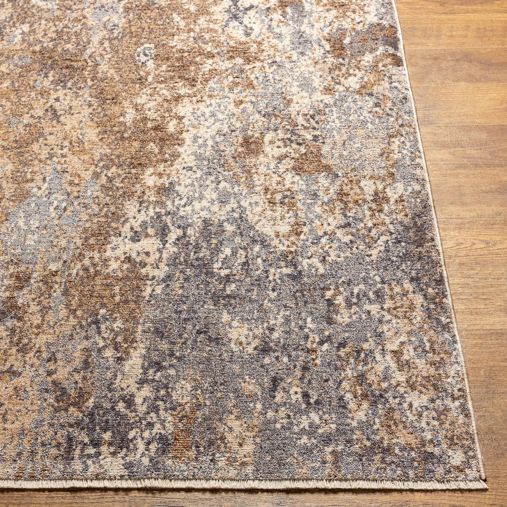 White Brown Beige Area Rug G549
