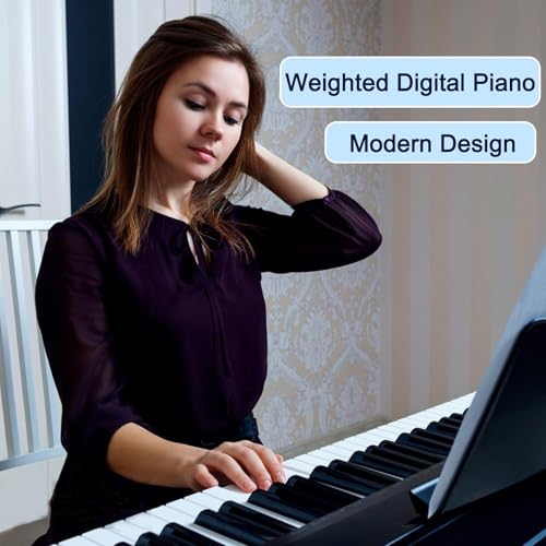 88 Key Semi Weighted Digital Piano with Stand E674719