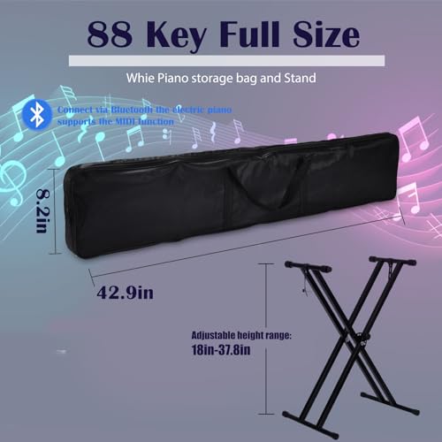 88 Key Semi Weighted Digital Piano with Stand E674719