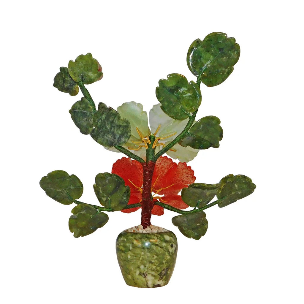 Hardstone Blossom Flower Pot T27126