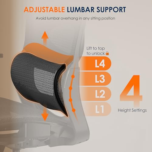 Ergonomic High-Back Mesh Office Chair with Lumbar Support I9628
