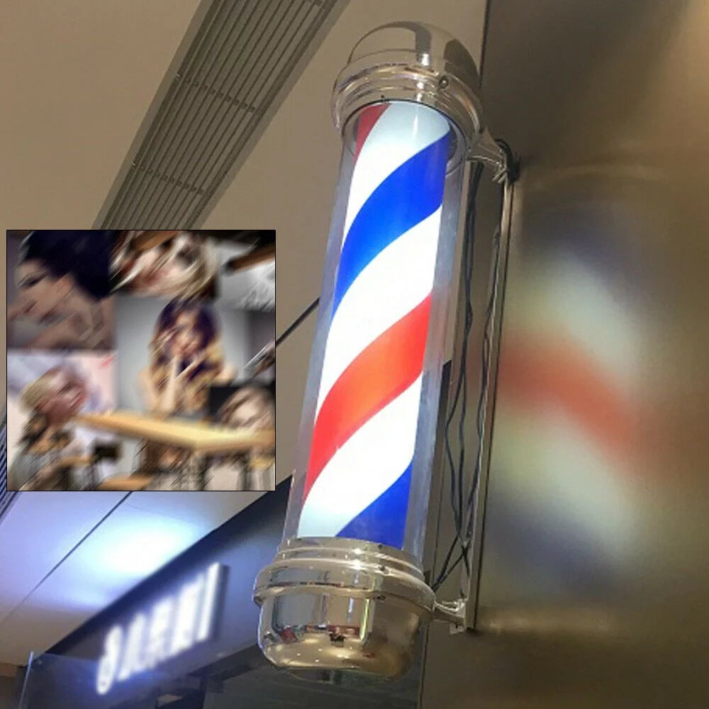 28" LED Barber Pole Light S553346