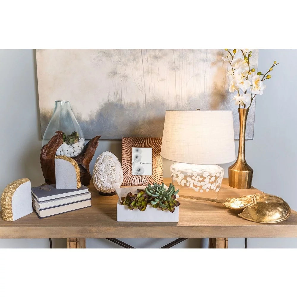 Concrete Top Console Table with Trestle Wood Base 52 inches W B445857