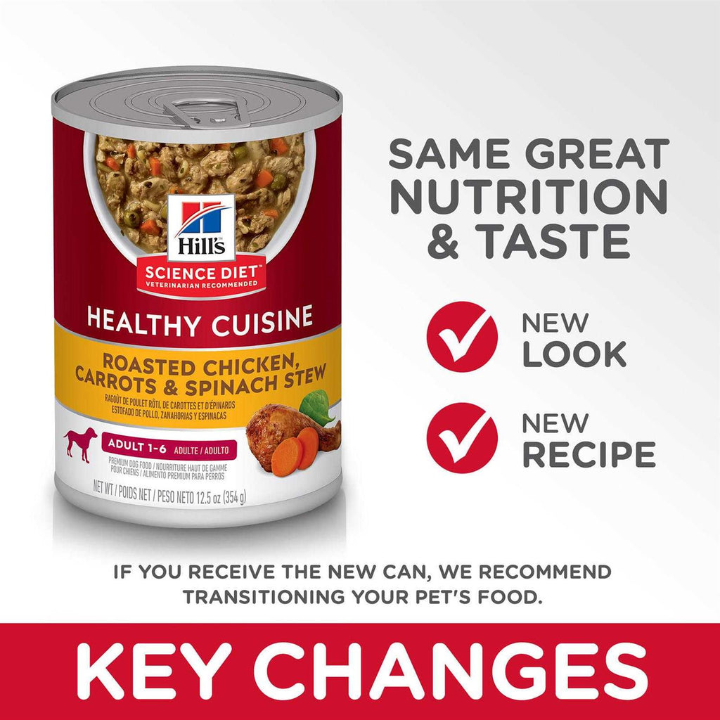 Roasted Chicken Carrots & Spinach Canned Dog Food W481