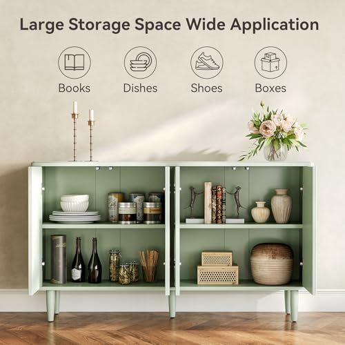 59-Inch Buffet Cabinet Sideboard with Storage M84460