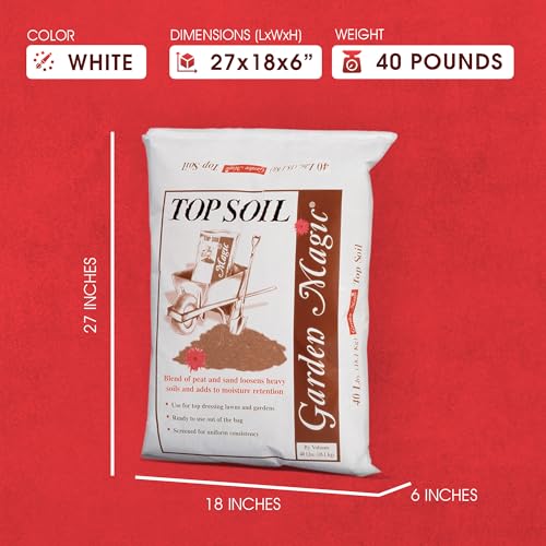 Potting Soil with Perlite, 40 Pounds (6 Pack) R39412