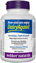 Lactase Enzyme Extra Strength 140 Capsules J1027