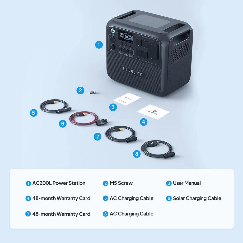 2048Wh 2400W Portable Generator B5775