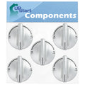 5 Pack Gas Range Cooktop Burner Knob Replacement A9317