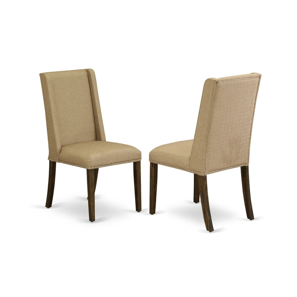 5-Pc Wood Dining Table Set with Chairs U682951