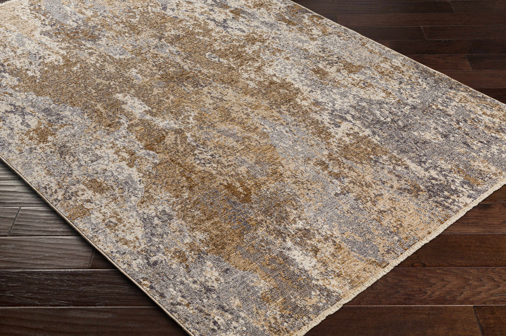 White Brown Beige Area Rug G549