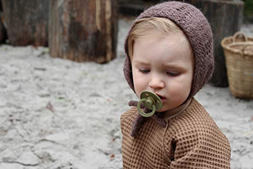 Set of 2 Natural Rubber Baby Pacifiers F69639