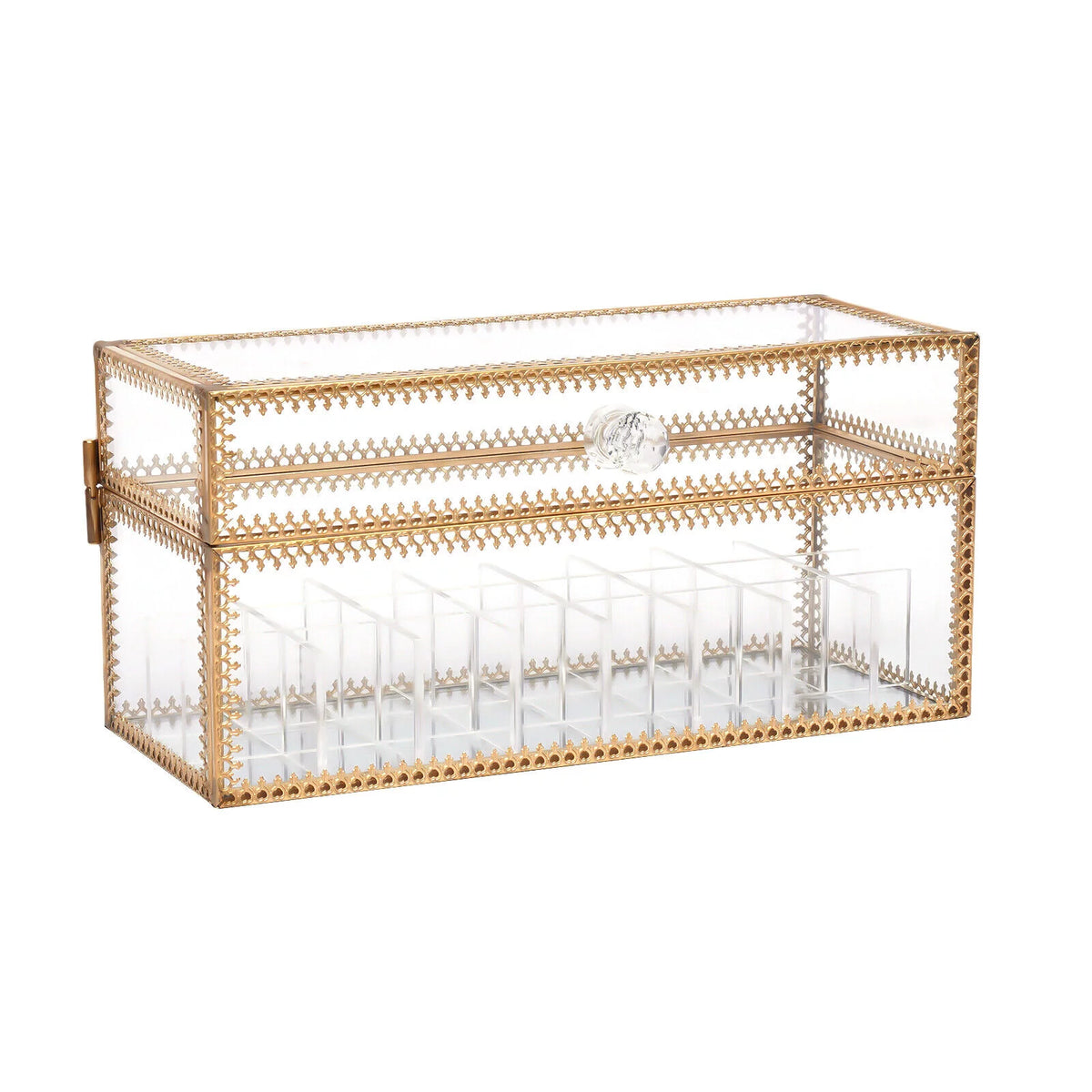 24 Slots Glass Lipstick Display Holder S46039
