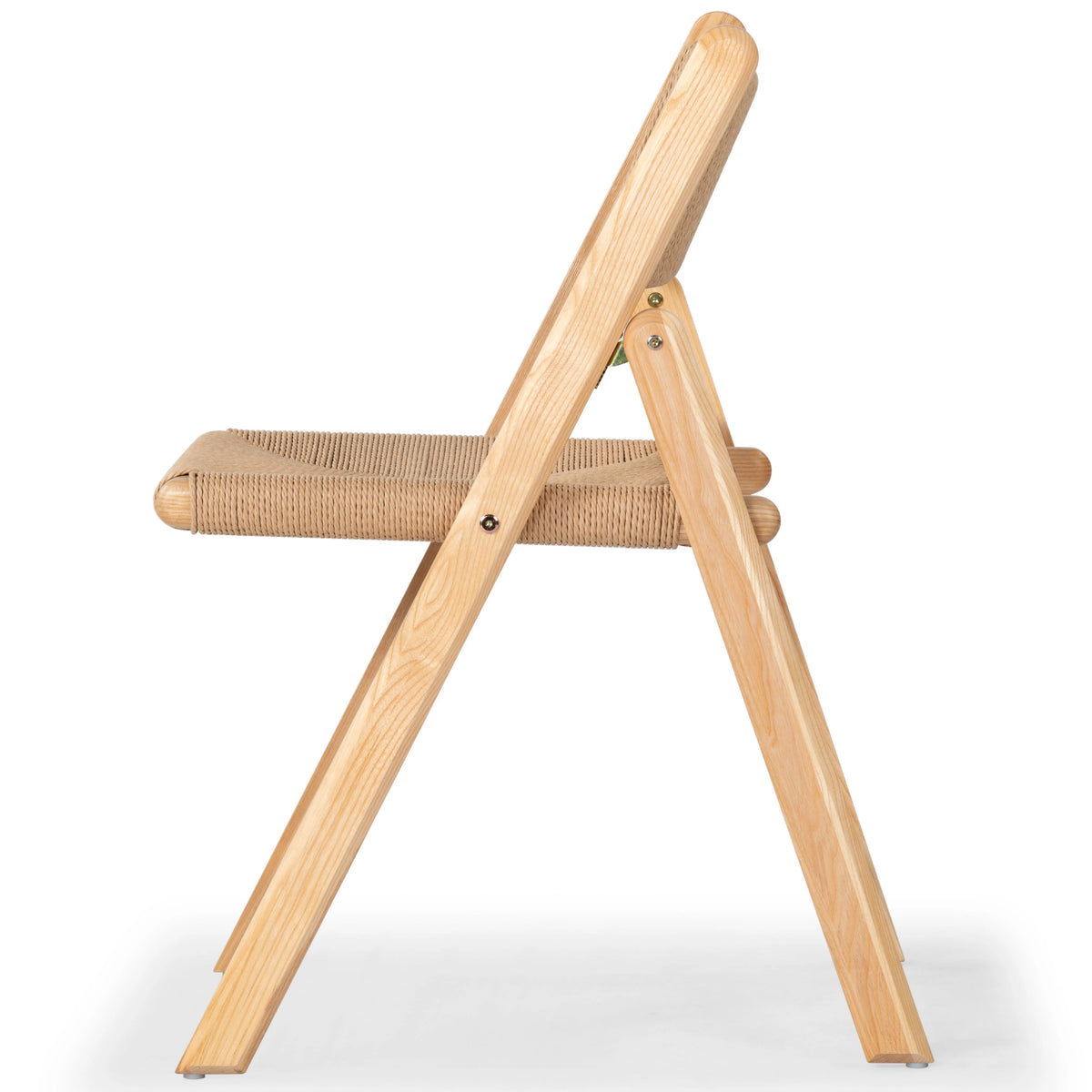 Natural Paper Cord Folding Dining Chair Set of 2 N523