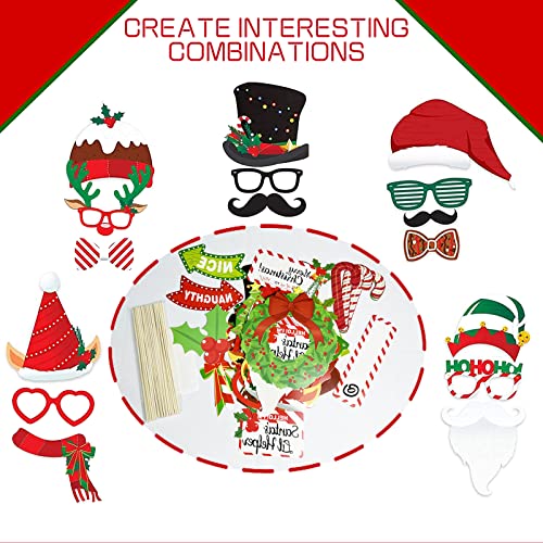 Christmas Photo Booth Props Set of 32 C467090