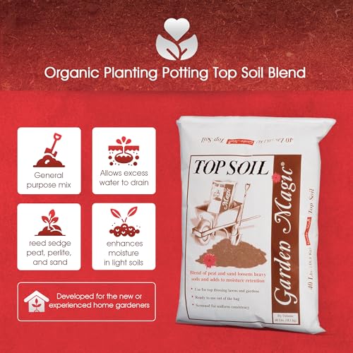 Potting Soil with Perlite, 40 Pounds (6 Pack) R39412