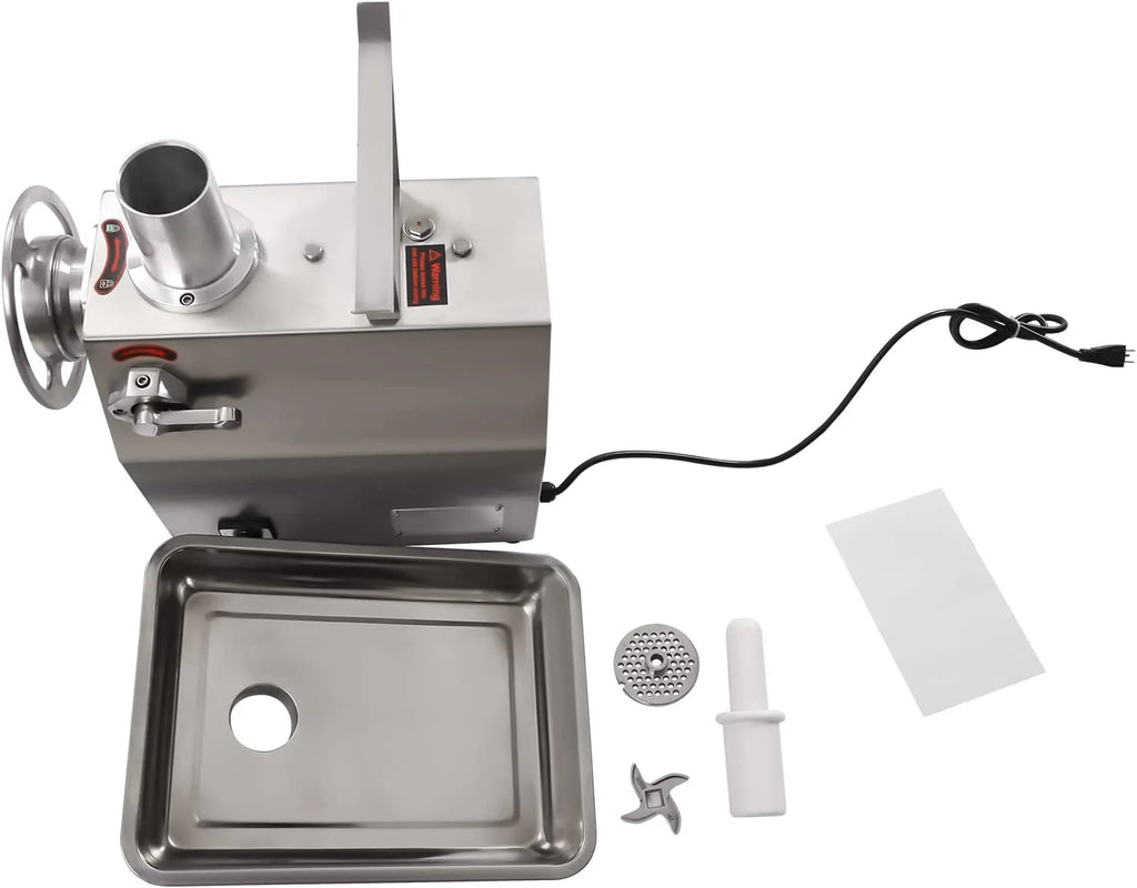 Commercial Electric Meat Grinder Stainless Steel 1100W W396546