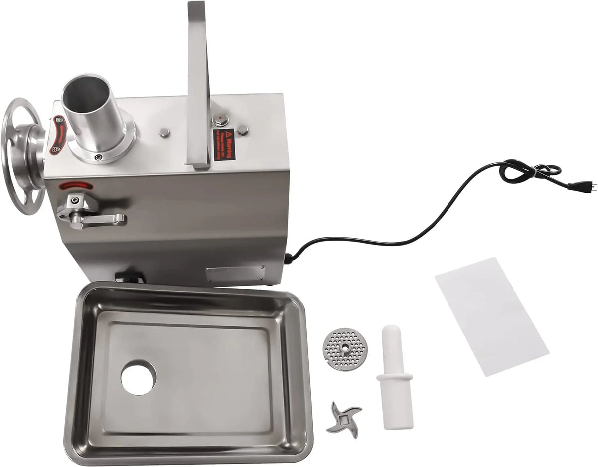 Commercial Electric Meat Grinder Stainless Steel 1100W W396546