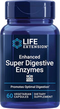 60 Capsules Vegetarian Digestive Enzymes N3374