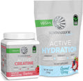 Creatine Monohydrate Powder Raspberry 50 Servings & Electrolyte Blend Coconut Berry 30 Servings G715651