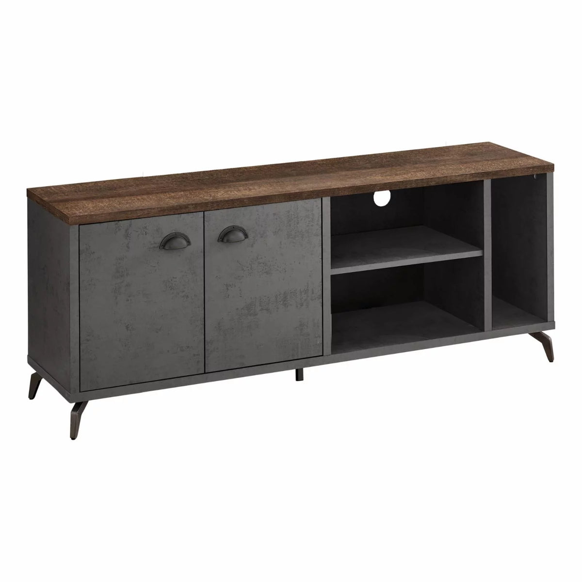 60 in. Tv Stand with 2 Doors and 3 Shelves L5618