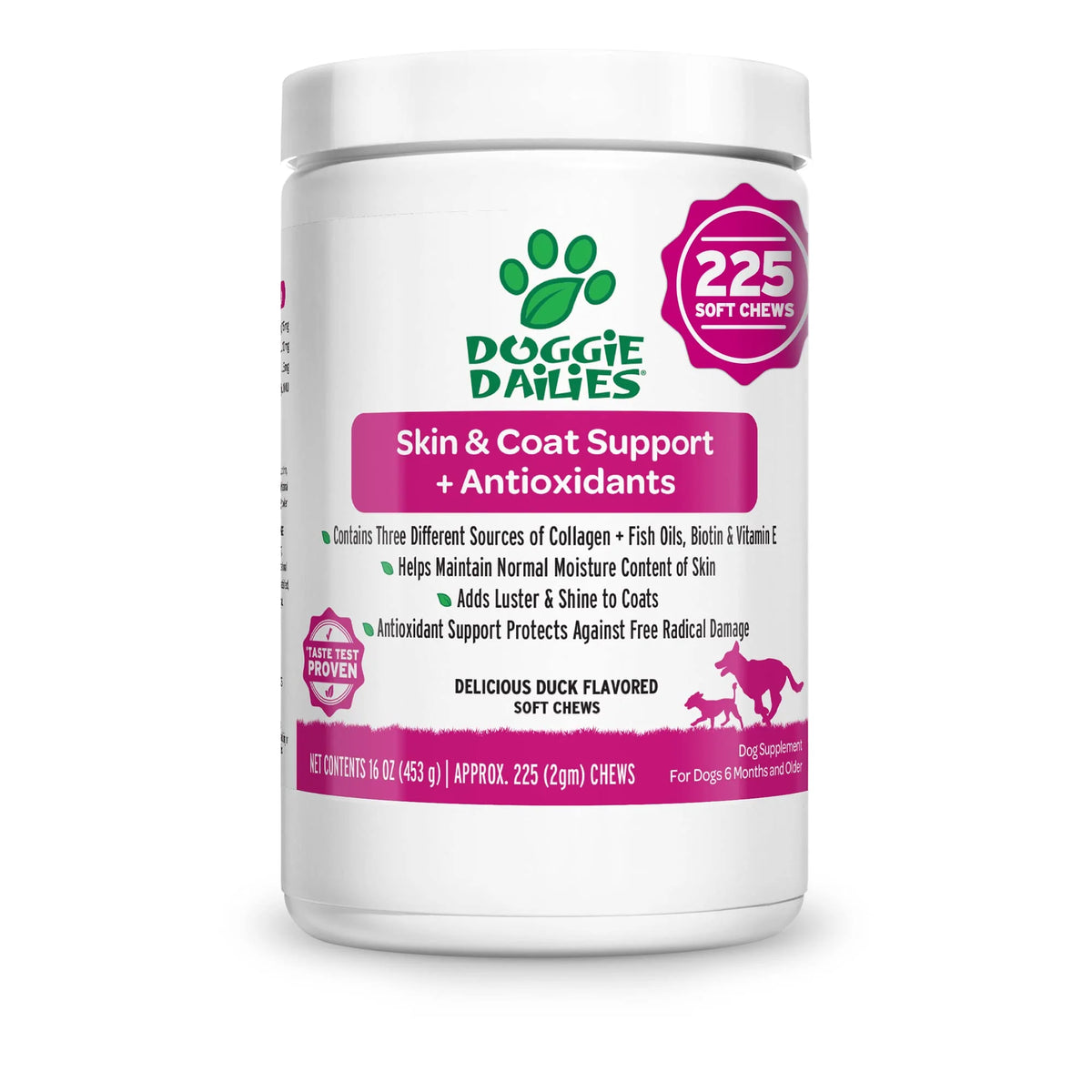 225 Soft Chews Salmon Oil Skin and Coat Supplement Z429080