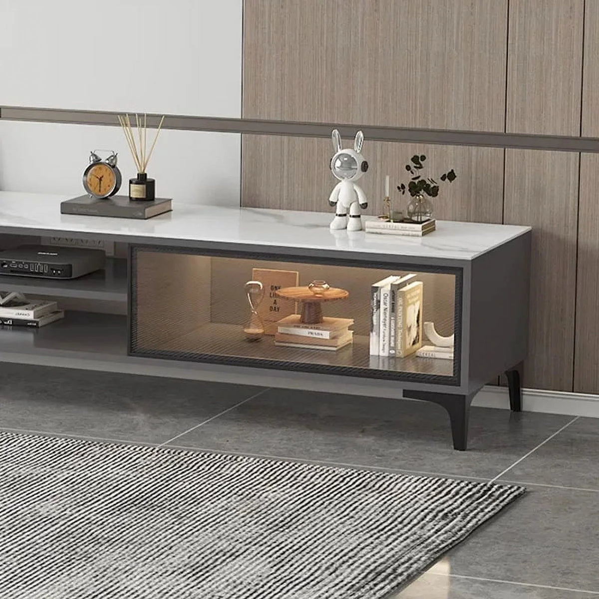 Wooden Tv Stand with Drawers O6833