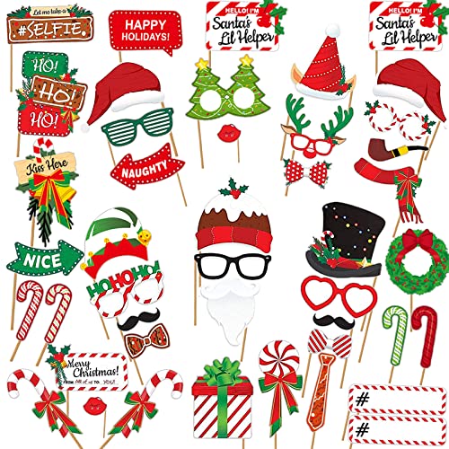 Christmas Photo Booth Props Set of 32 C467090