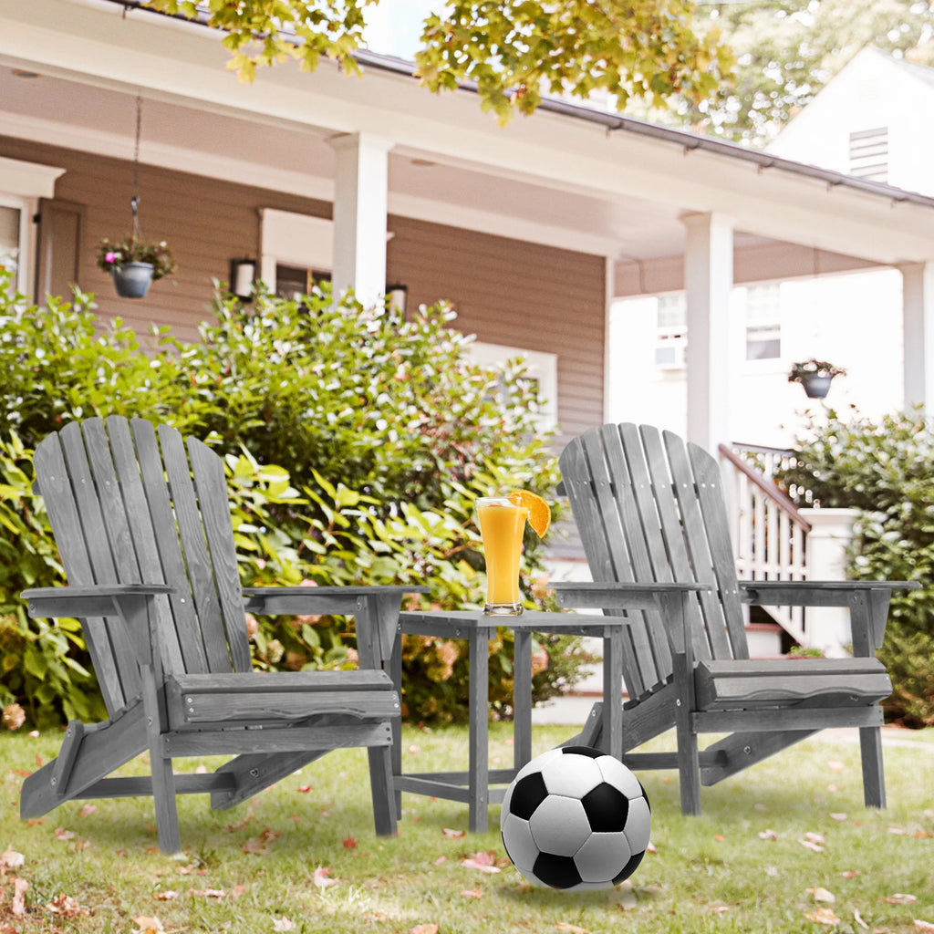 Folding Weather Resistant Adirondack Chair J62540