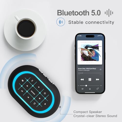 Bluetooth FM Radio Alarm Clock with Night Light K47983