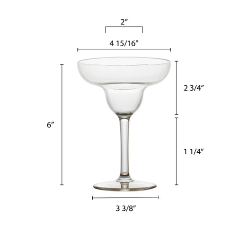 11 oz Clear Polycarbonate Margarita Glass U5072
