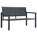 HDPE Outdoor Bench with Backrest and Armrest I24064